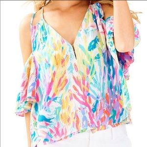 Lilly Pulitzer, Bellamie Sparkling Sands, Cold Shoulder